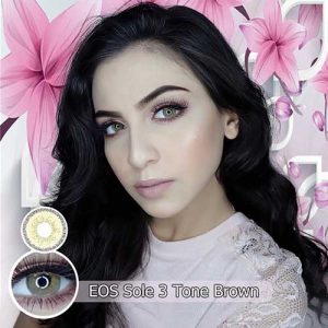 Sole-3-T-brown softlens